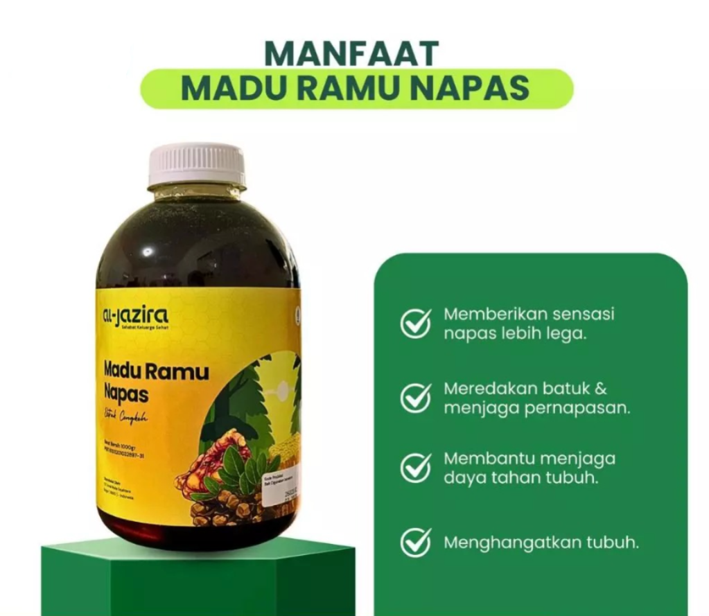 Al-Jazira Madu Ramu Napas Herbal 1Kg