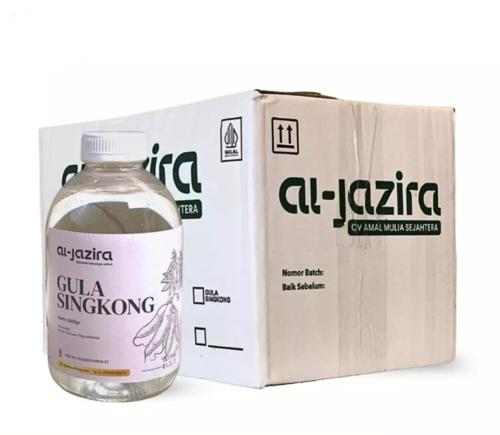 Al-Jazira Gula Cair Singkong 1Kg Isi-6Pcs